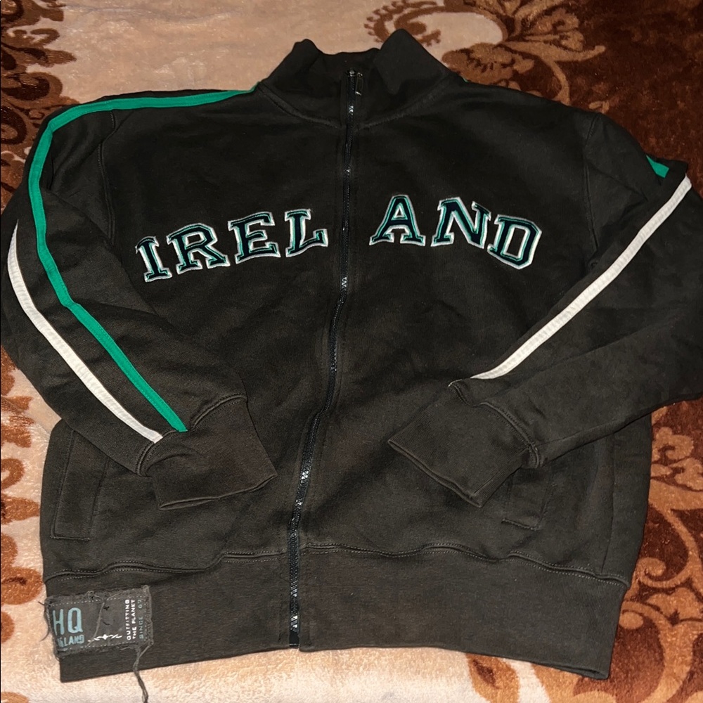 Ireland Black and Green Men's Jacket